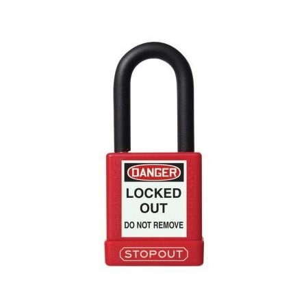 Accuform STOPOUT PLASTIC BODY ALUMINUM KDL723RD KDL723RD